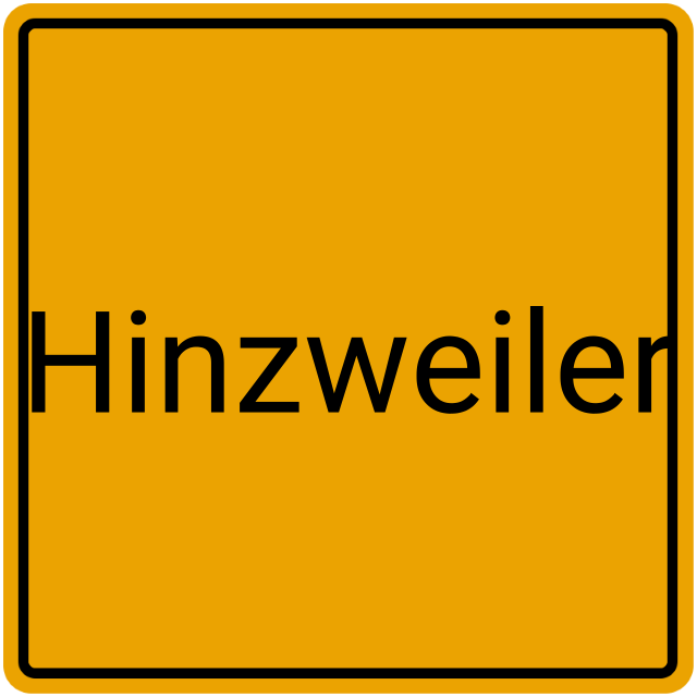 Meldebestätigung Hinzweiler