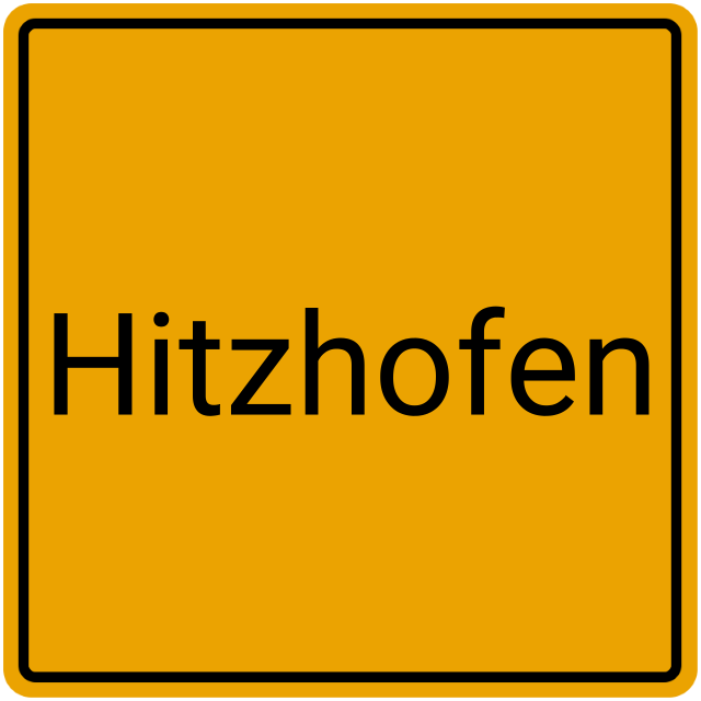 Meldebestätigung Hitzhofen