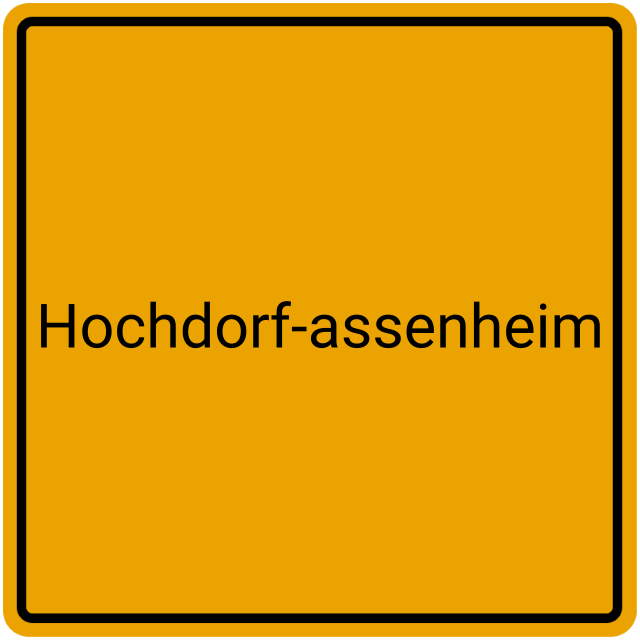Meldebestätigung Hochdorf-Assenheim