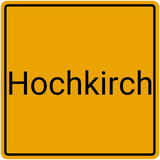 Meldebestätigung Hochkirch