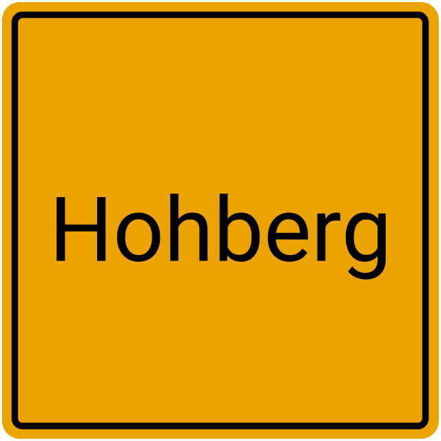 Meldebestätigung Hohberg