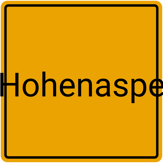 Meldebestätigung Hohenaspe