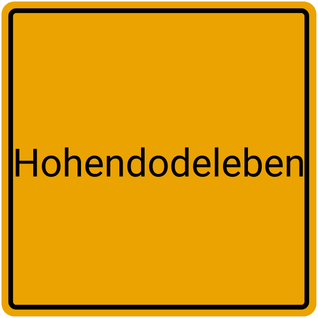 Meldebestätigung Hohendodeleben