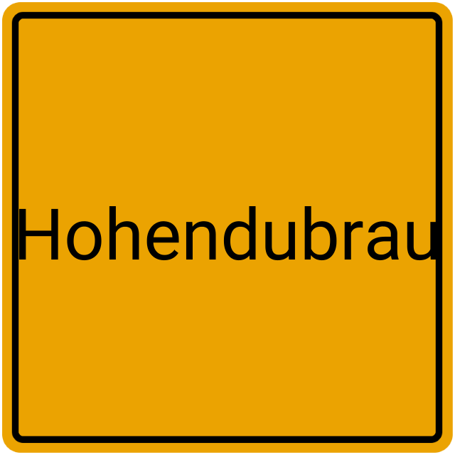 Meldebestätigung Hohendubrau