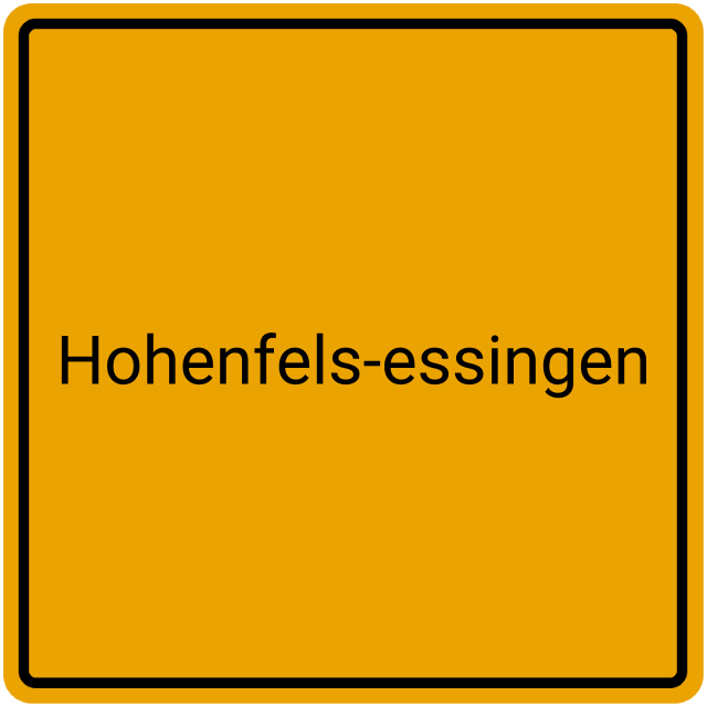 Meldebestätigung Hohenfels-Essingen