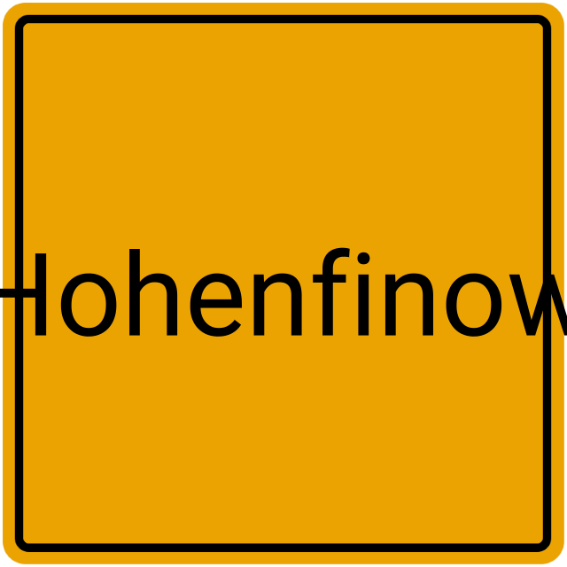 Meldebestätigung Hohenfinow