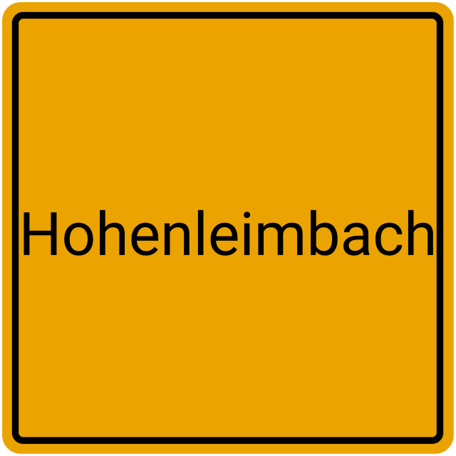 Meldebestätigung Hohenleimbach