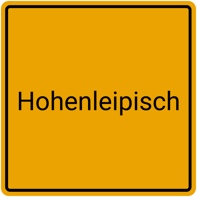 Meldebestätigung Hohenleipisch