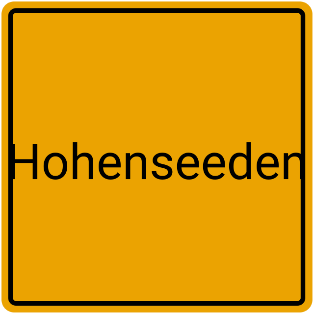 Meldebestätigung Hohenseeden