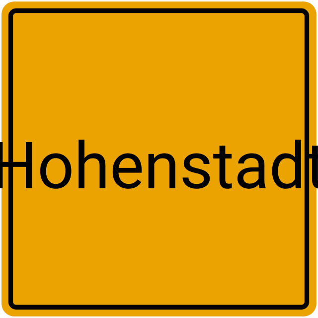 Meldebestätigung Hohenstadt