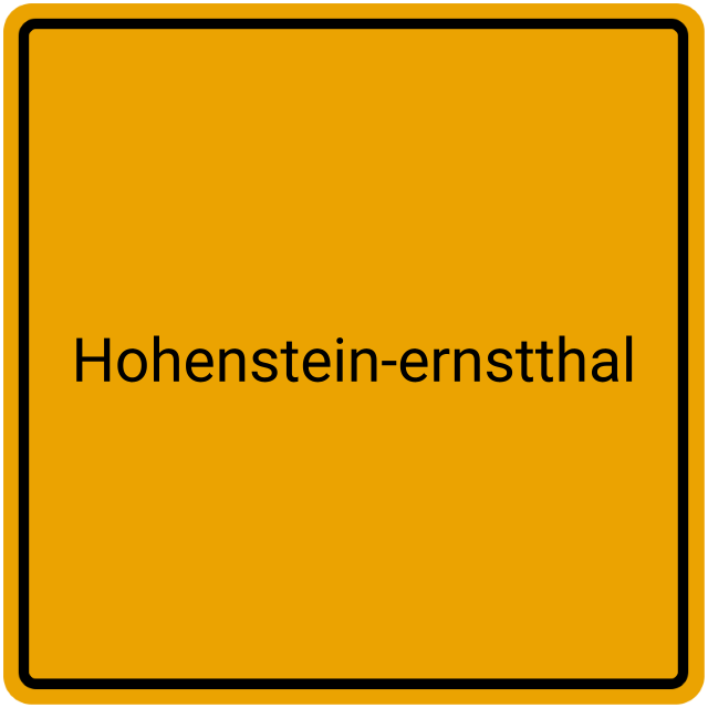 Meldebestätigung Hohenstein-Ernstthal