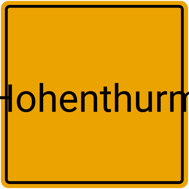 Meldebestätigung Hohenthurm