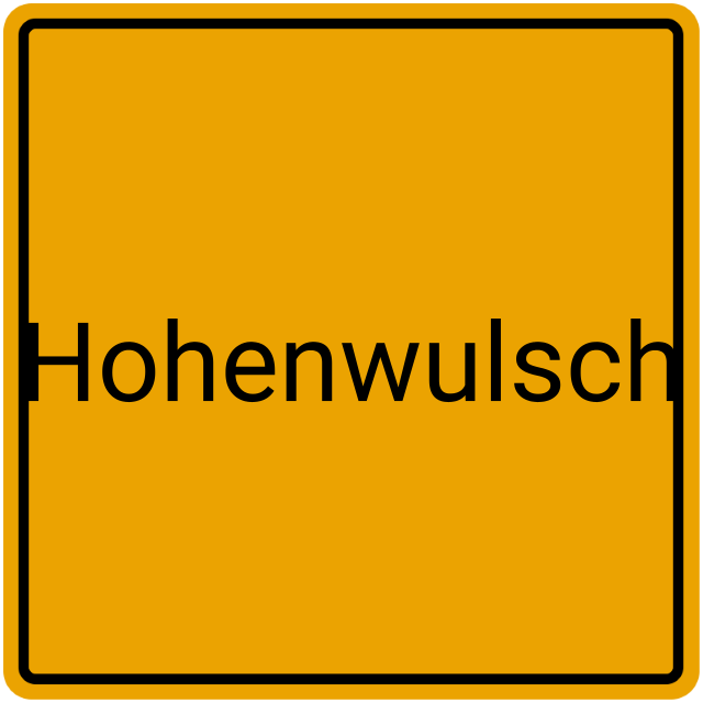 Meldebestätigung Hohenwulsch