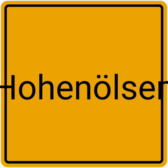 Meldebestätigung Hohenölsen