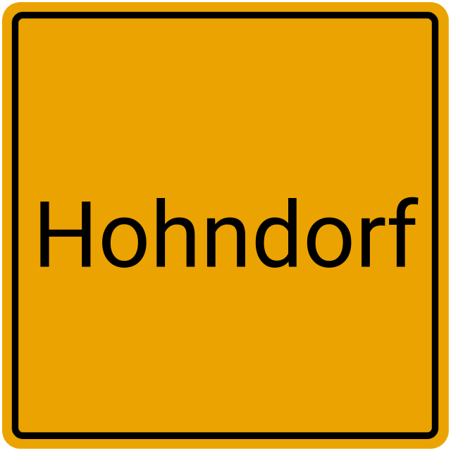 Meldebestätigung Hohndorf