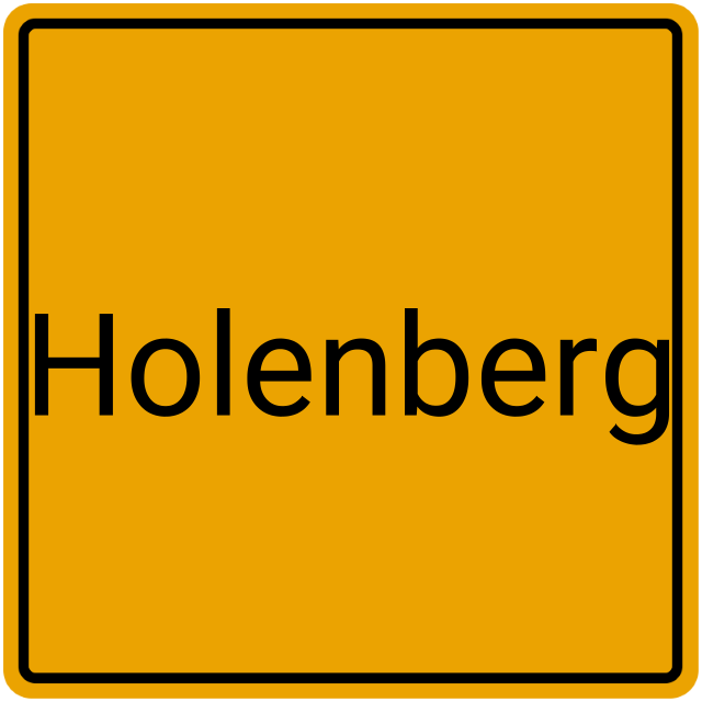 Meldebestätigung Holenberg