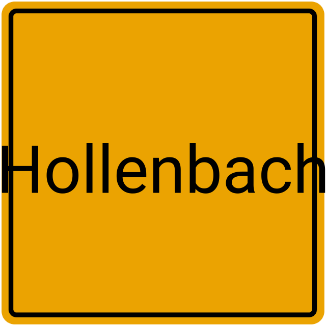 Meldebestätigung Hollenbach