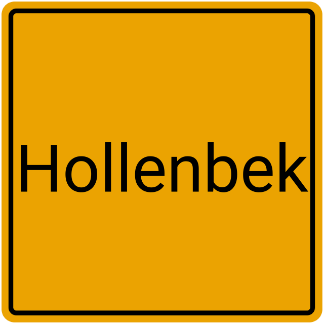 Meldebestätigung Hollenbek