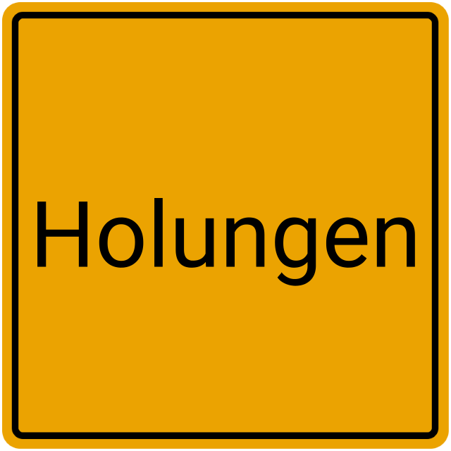 Meldebestätigung Holungen