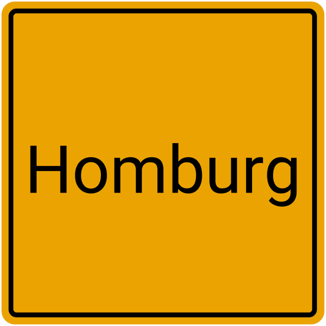 Meldebestätigung Homburg