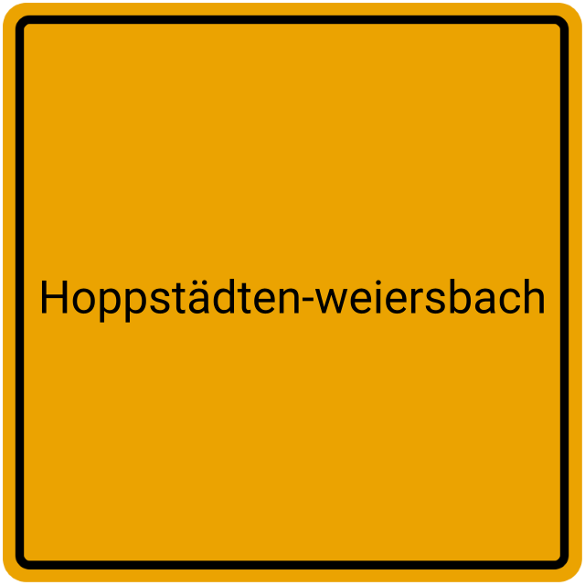 Meldebestätigung Hoppstädten-Weiersbach
