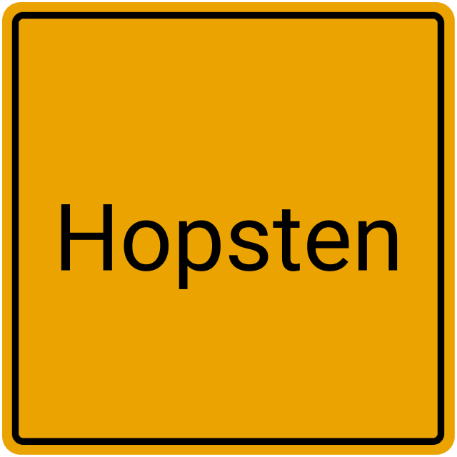 Meldebestätigung Hopsten