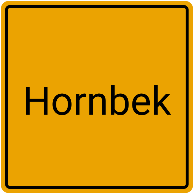 Meldebestätigung Hornbek