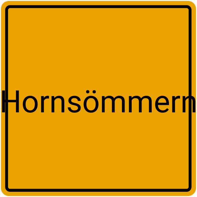 Meldebestätigung Hornsömmern