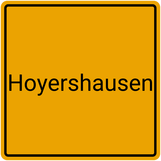 Meldebestätigung Hoyershausen