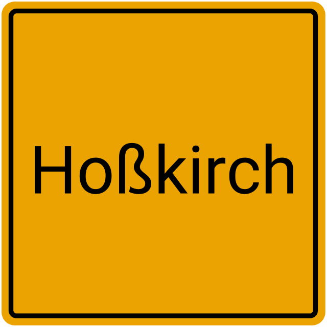 Meldebestätigung Hoßkirch