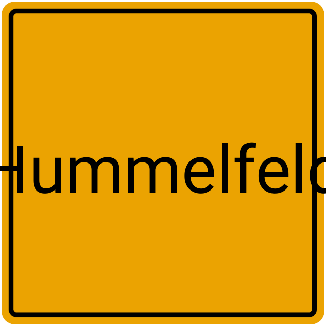 Meldebestätigung Hummelfeld