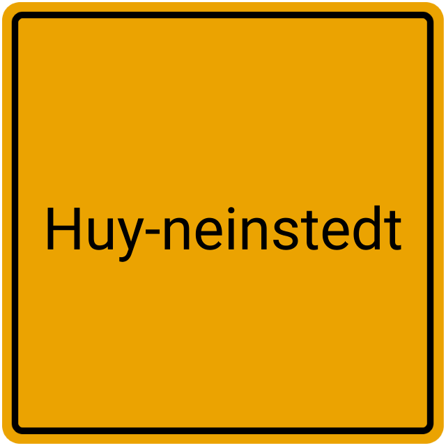 Meldebestätigung Huy-Neinstedt