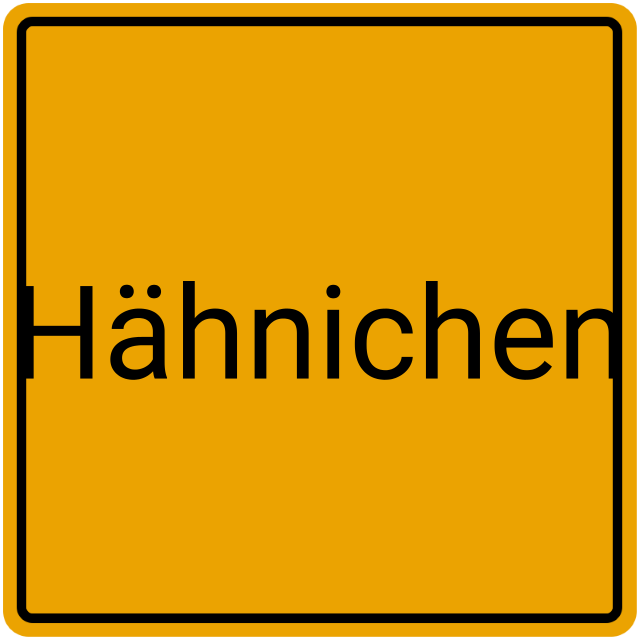 Meldebestätigung Hähnichen