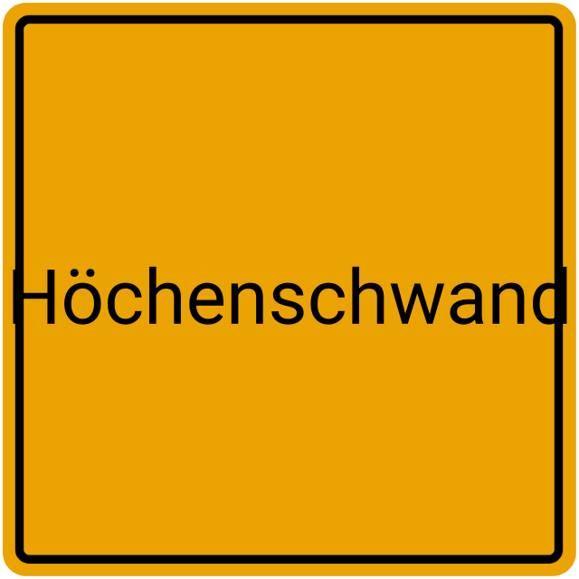 Meldebestätigung Höchenschwand