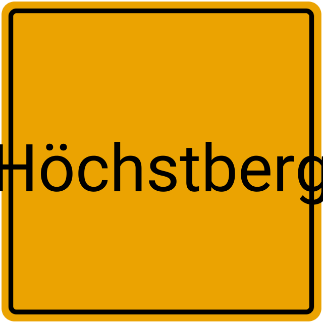 Meldebestätigung Höchstberg