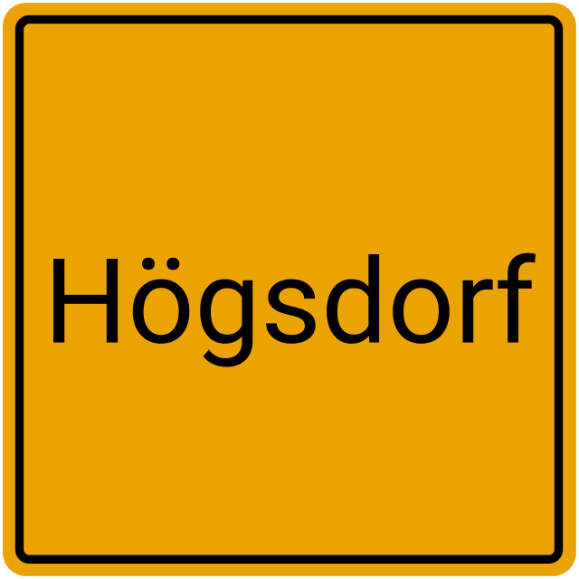 Meldebestätigung Högsdorf