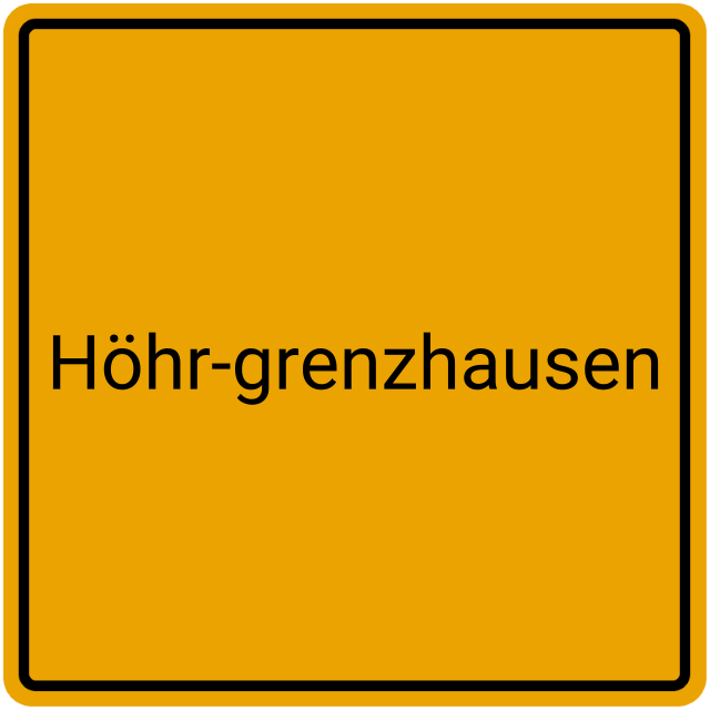 Meldebestätigung Höhr-Grenzhausen
