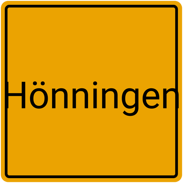 Meldebestätigung Hönningen