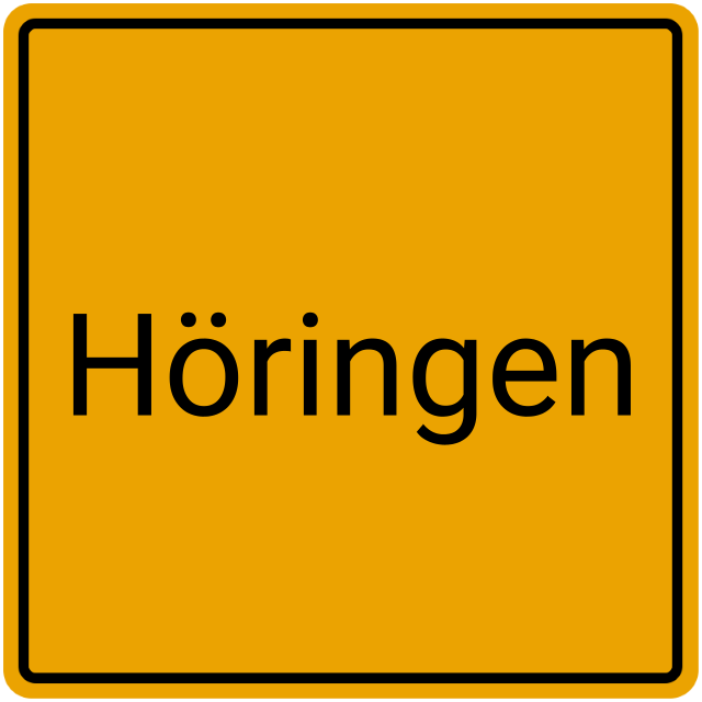 Meldebestätigung Höringen