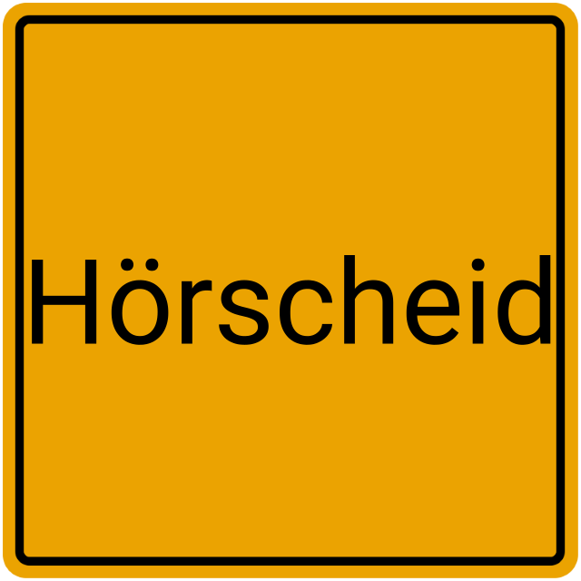 Meldebestätigung Hörscheid