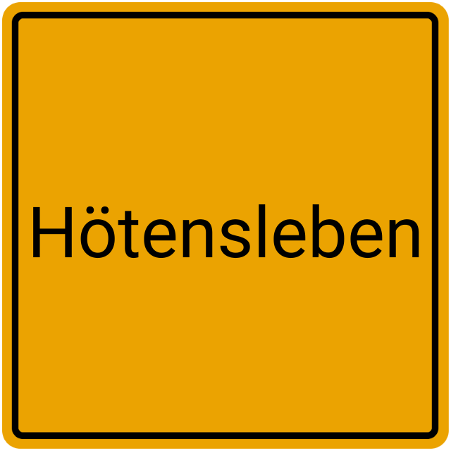 Meldebestätigung Hötensleben