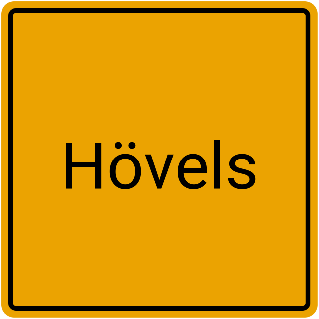 Meldebestätigung Hövels