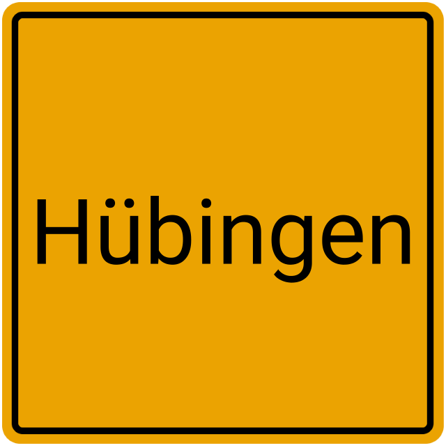 Meldebestätigung Hübingen