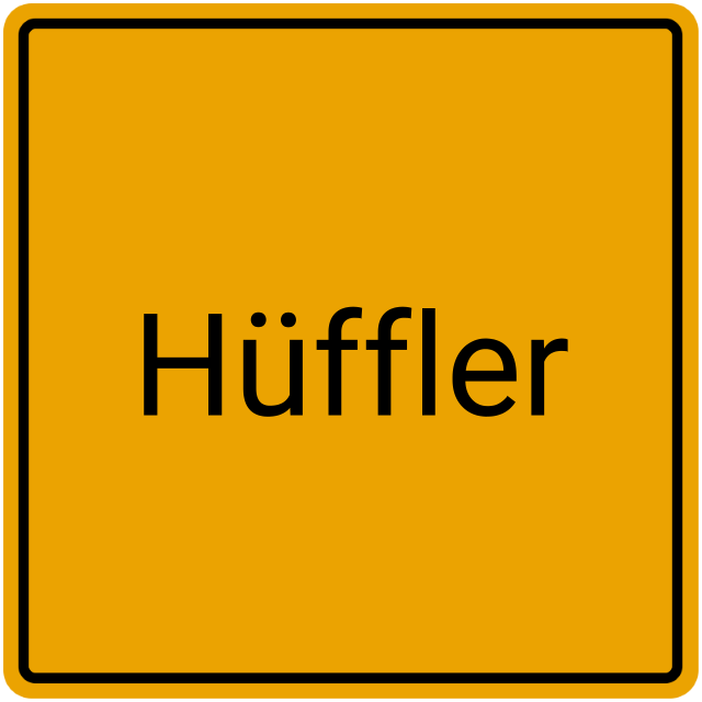 Meldebestätigung Hüffler