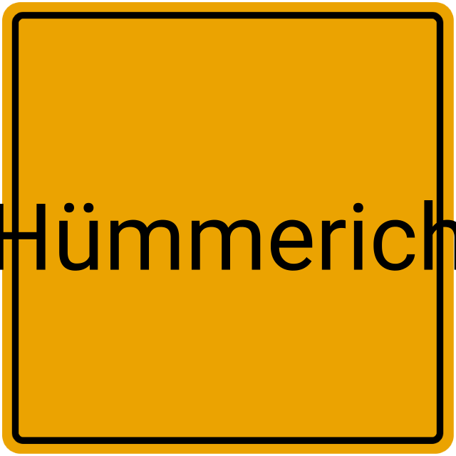 Meldebestätigung Hümmerich