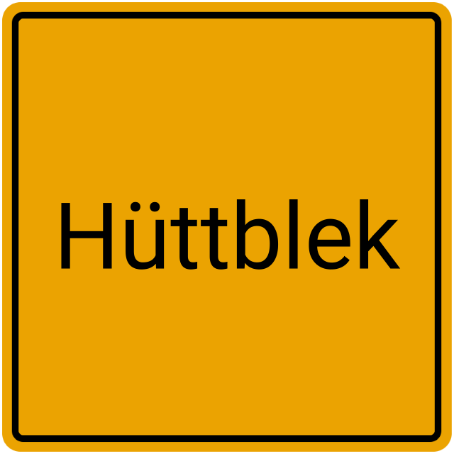 Meldebestätigung Hüttblek