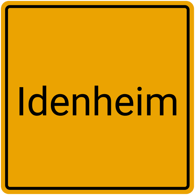 Meldebestätigung Idenheim