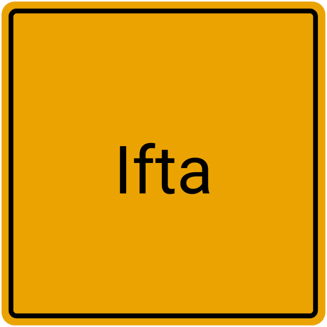 Meldebestätigung Ifta