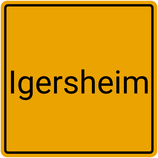 Meldebestätigung Igersheim