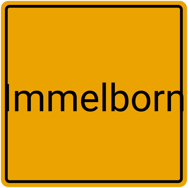 Meldebestätigung Immelborn